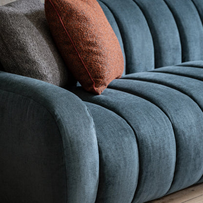 Gallery Direct Coste 3 Seater Sofa in Dusty Blue