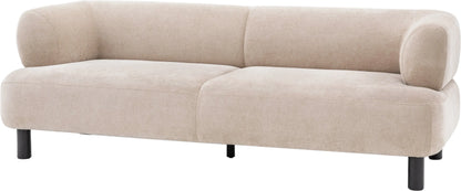Gallery Direct Ardo 3 Seat Sofa in Cream