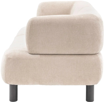 Gallery Direct Ardo 3 Seat Sofa in Cream