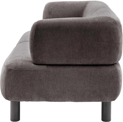 Gallery Direct Ardo 3 Seat Sofa in Anthracite