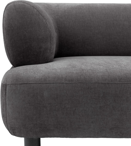 Gallery Direct Ardo 3 Seat Sofa in Anthracite