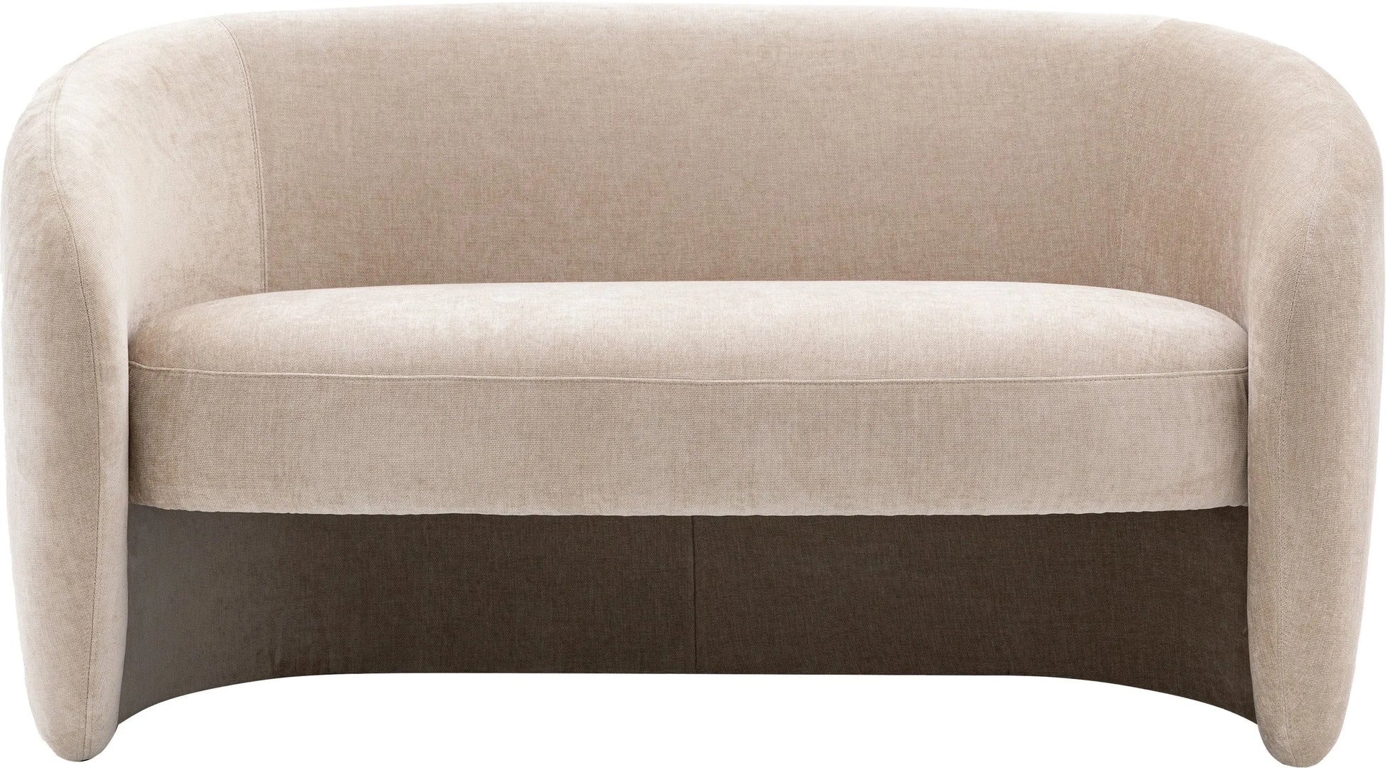 Gallery Direct Curvo 2 Seat Sofa in Cream