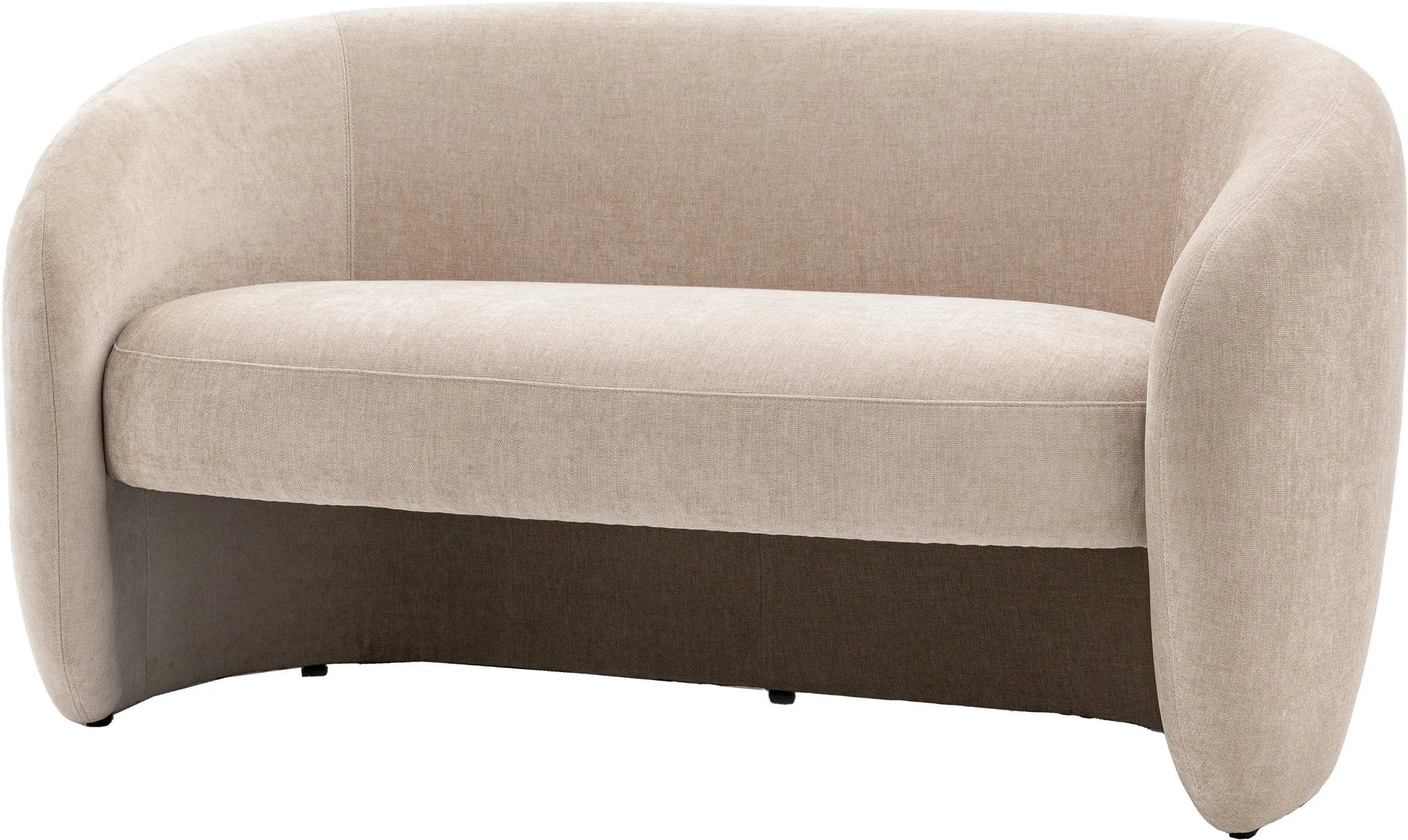 Gallery Direct Curvo 2 Seat Sofa in Cream