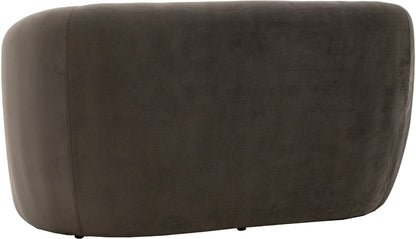 Gallery Direct Curvo 2 Seat Sofa in Espresso