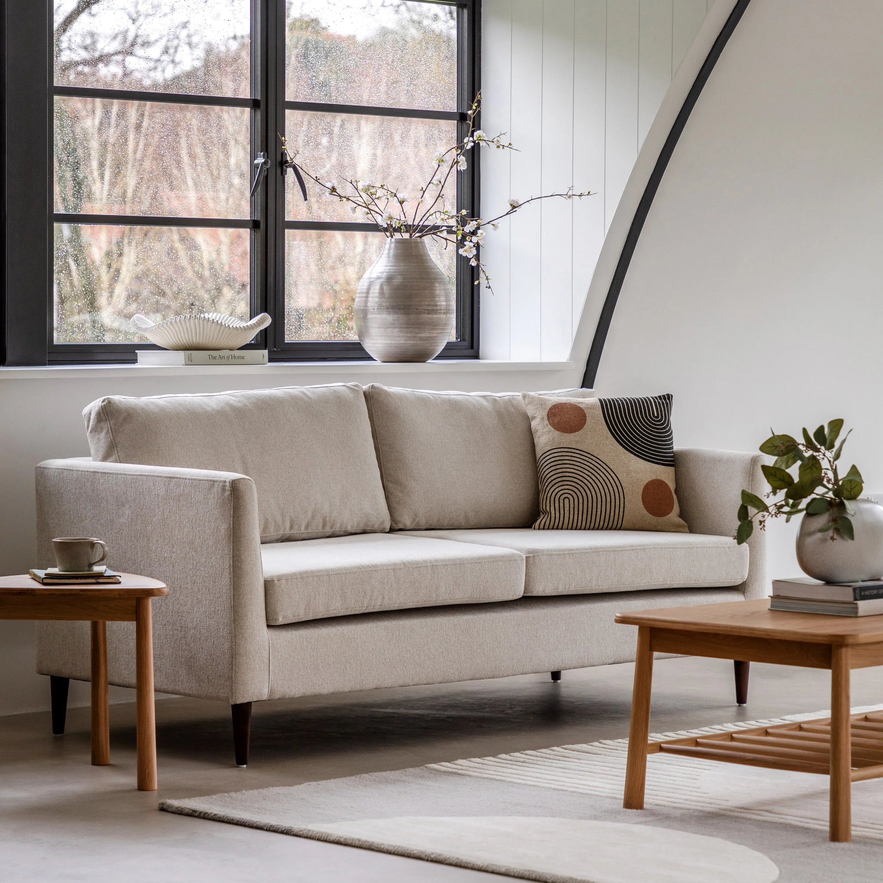 Gallery Direct Gateford 3 Seater Sofa in Natural