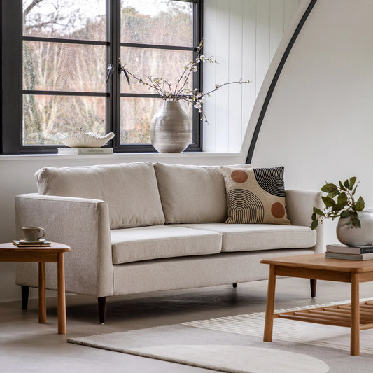 Gallery Direct Gateford 3 Seater Sofa in Natural