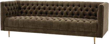 Gallery Direct Dalton 3 Seat Sofa in Moss Green