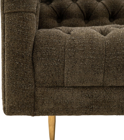 Gallery Direct Dalton 3 Seat Sofa in Moss Green