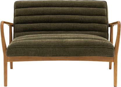 Gallery Direct Datsun 2 Seater Sofa in Green Boucle