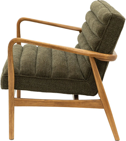 Gallery Direct Datsun 2 Seater Sofa in Green Boucle