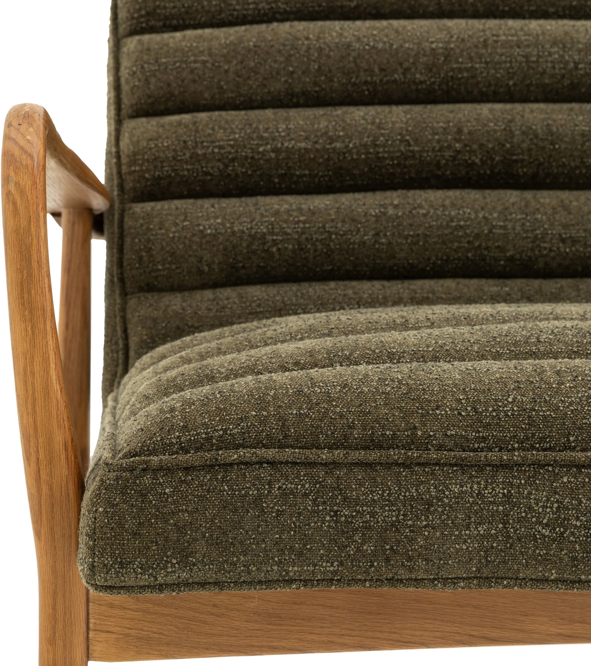 Gallery Direct Datsun 2 Seater Sofa in Green Boucle