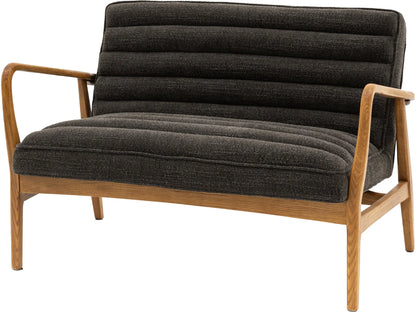 Gallery Direct Datsun 2 Seater Sofa in Charcoal