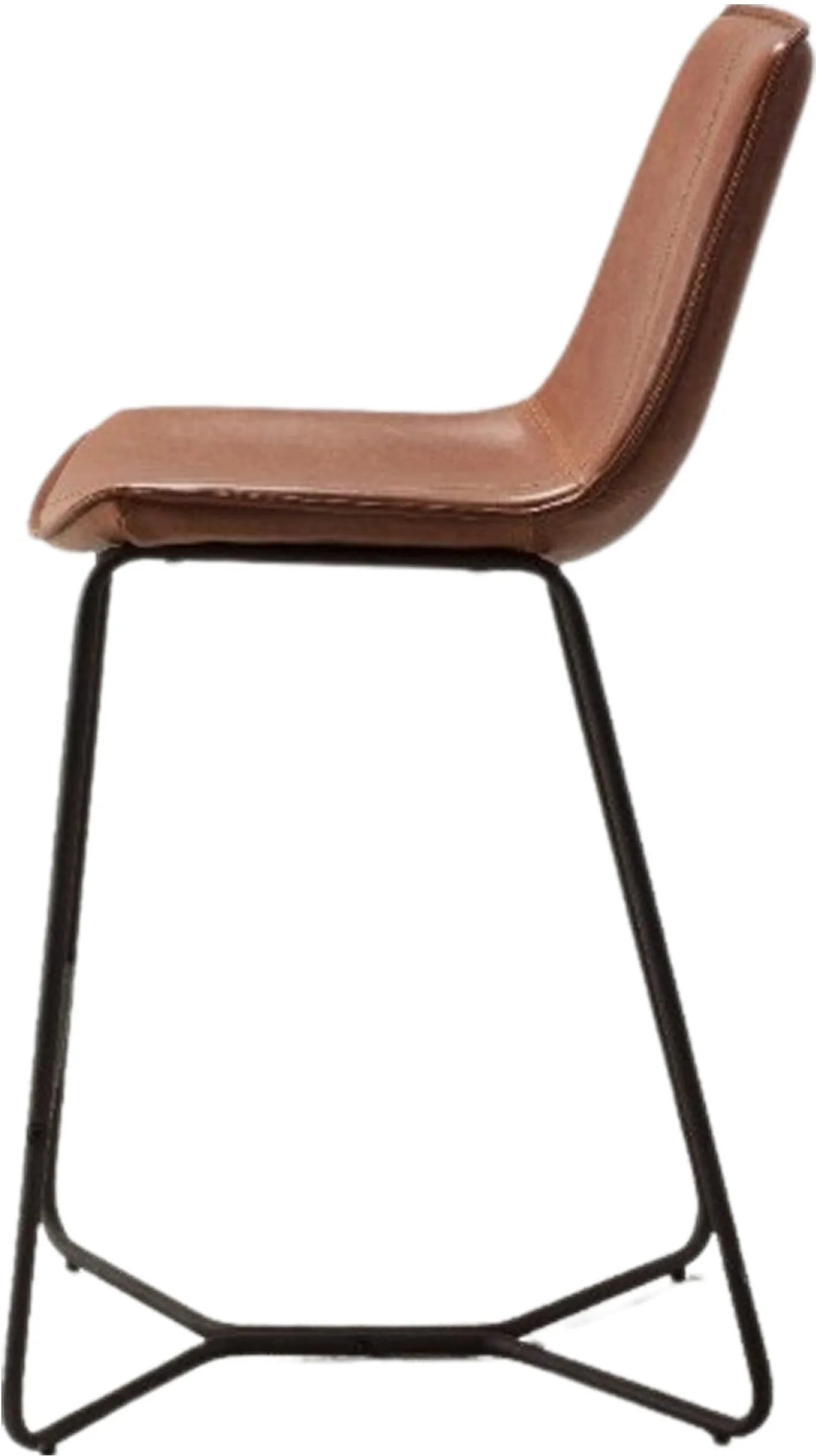 Gallery Direct Pair of Hawking Bar Chairs in Brown
