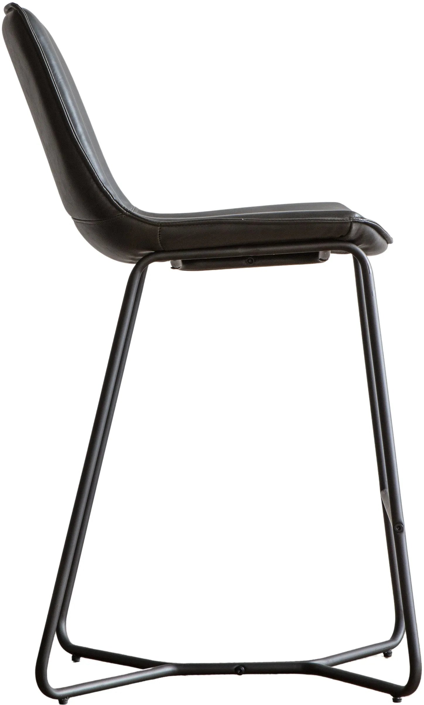 Gallery Direct Pair of Hawking Bar Chairs in Charcoal