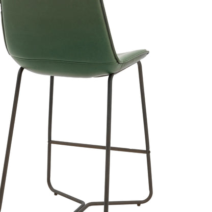 Gallery Direct Pair of Hawking Bar Chairs in Green