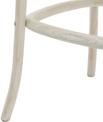Gallery Direct Cafe Pair of Stools in White Rattan