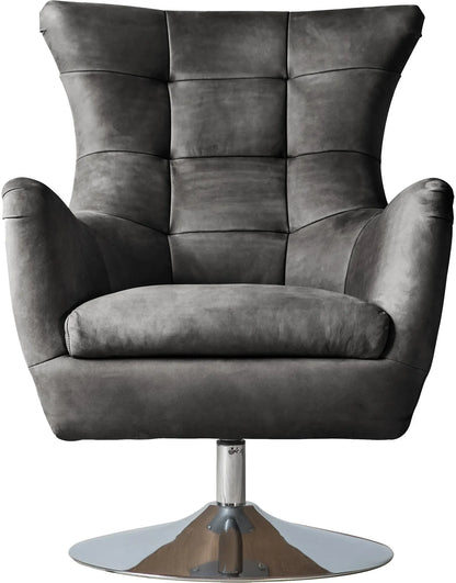 Gallery Direct Bristol Swivel Chair in Antique Ebony