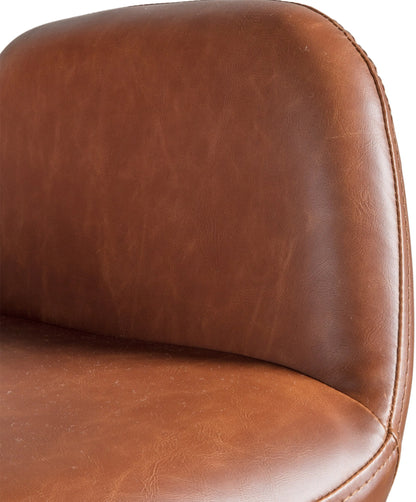 Gallery Direct Faraday Swivel Chair in Brown