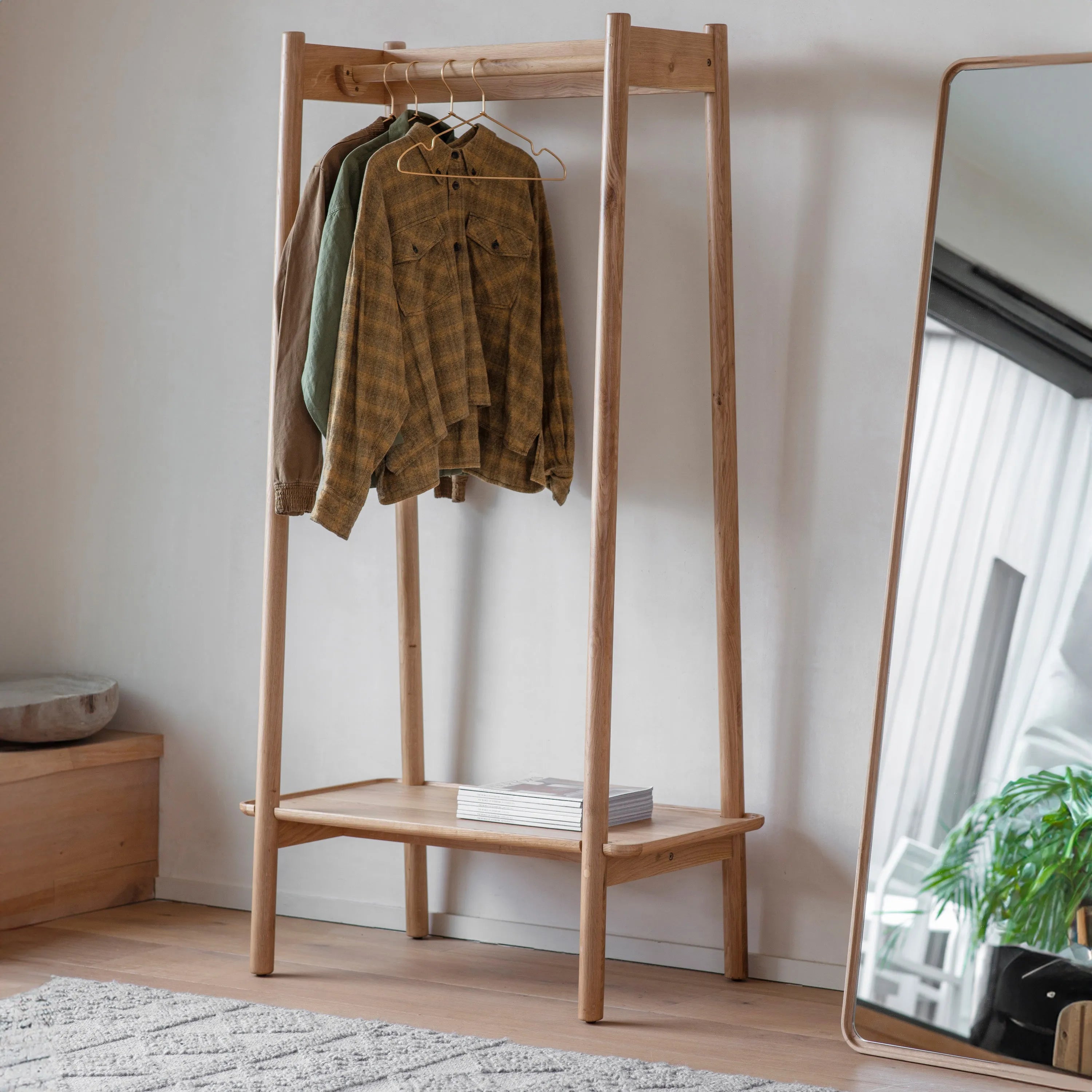 Gallery Direct Kingham Open Wardrobe in Oak