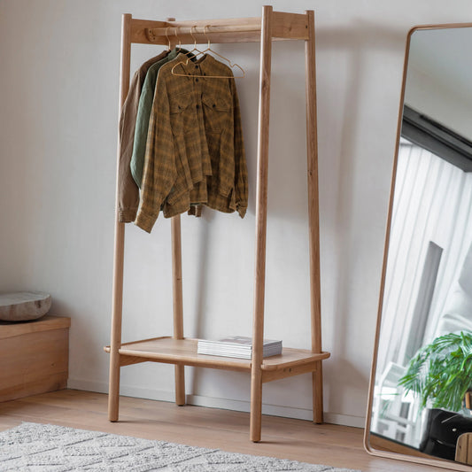 Gallery Direct Kingham Open Wardrobe in Oak