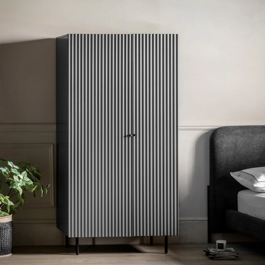 Gallery Direct Buckhurst Wardrobe in Grey