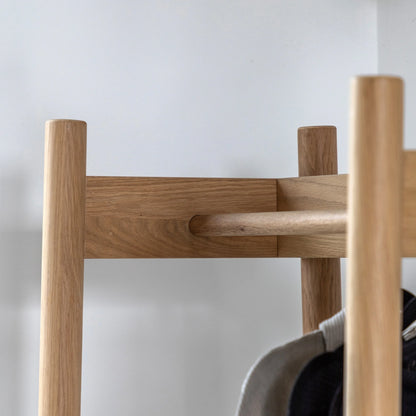 Gallery Direct Hatfield Open Wardrobe Natural