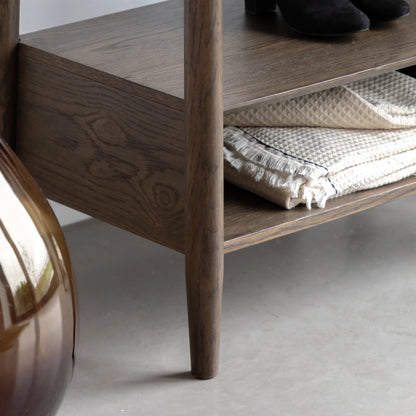 Gallery Direct Hatfield Open Wardrobe Smoked