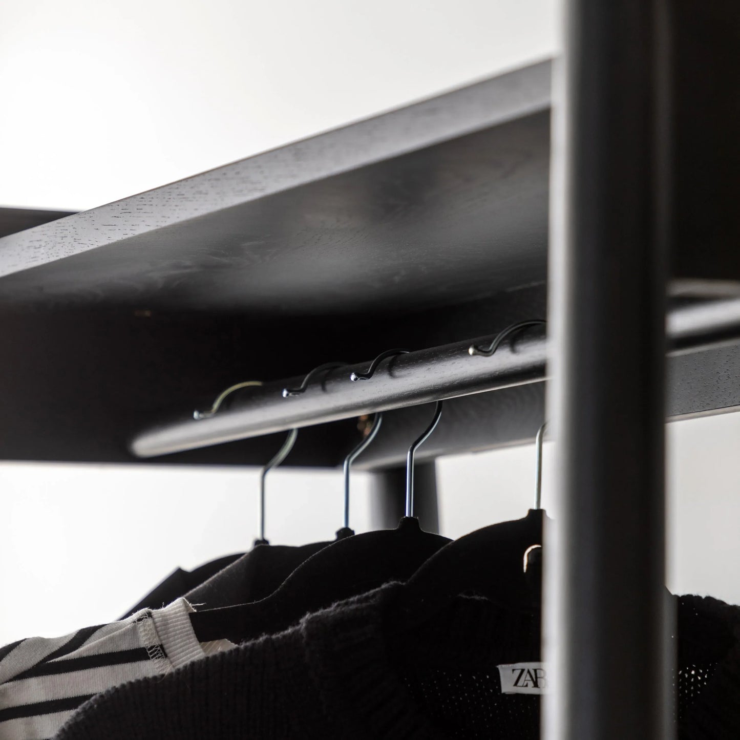 Gallery Direct Wycombe Open Wardrobe Black