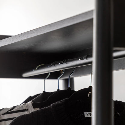 Gallery Direct Wycombe Open Wardrobe Black