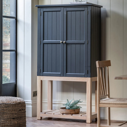 Gallery Direct Eton 2 Door Cupboard in Meteor