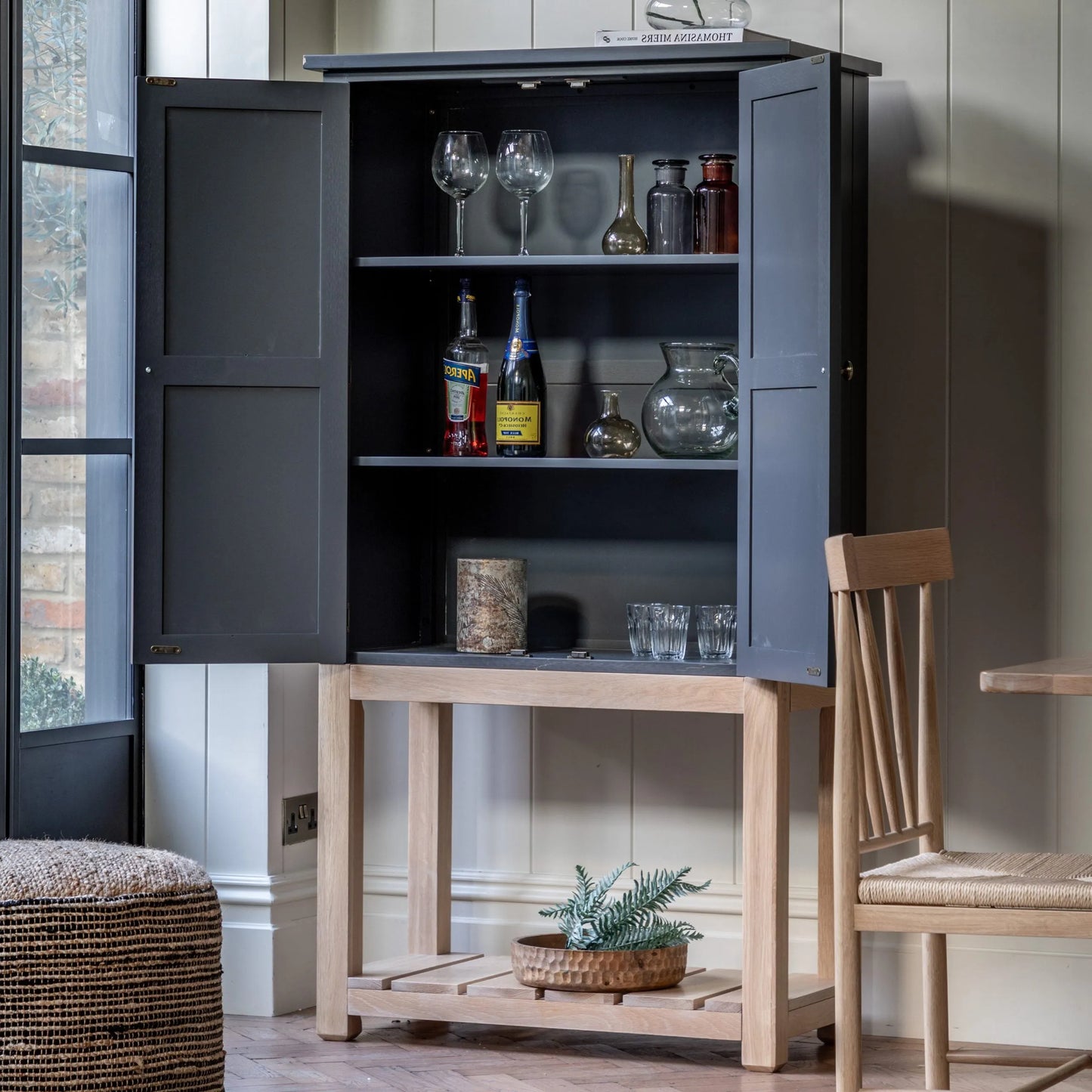 Gallery Direct Eton 2 Door Cupboard in Meteor