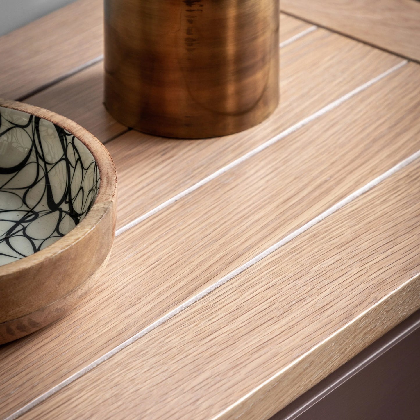 Gallery Direct Eton 2 Drawer Console in Clay