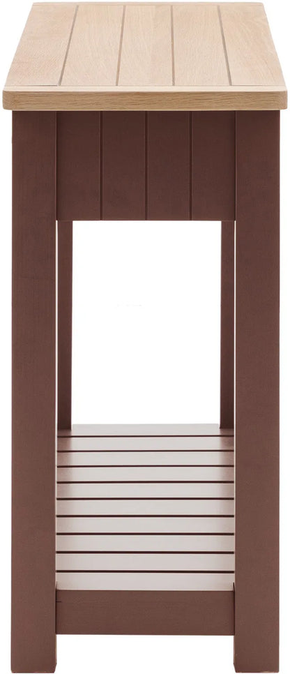 Gallery Direct Eton 2 Drawer Console in Clay