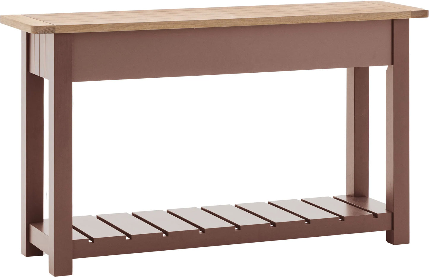 Gallery Direct Eton 2 Drawer Console in Clay