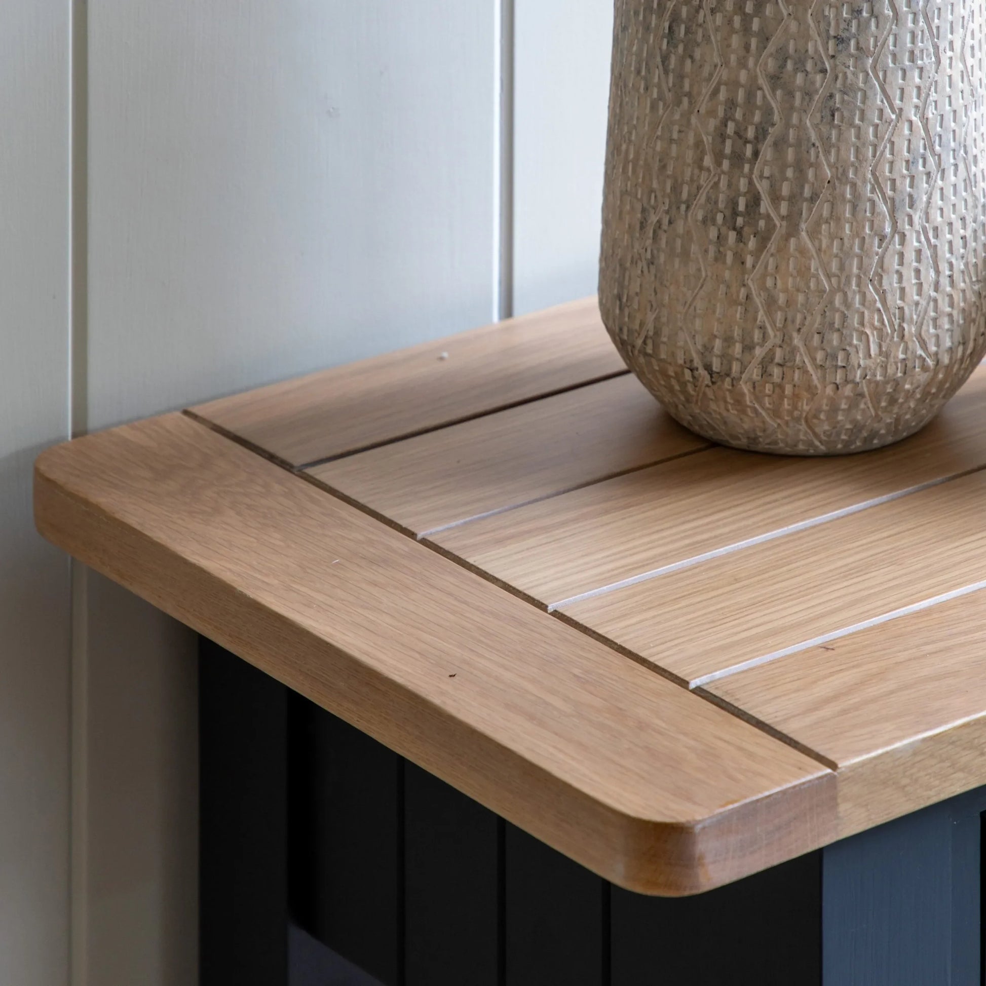 Gallery Direct Eton 2 Drawer Console in Meteor