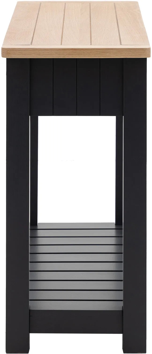 Gallery Direct Eton 2 Drawer Console in Meteor