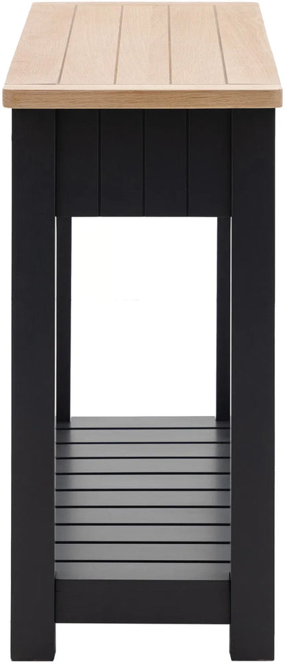 Gallery Direct Eton 2 Drawer Console in Meteor