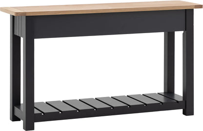 Gallery Direct Eton 2 Drawer Console in Meteor