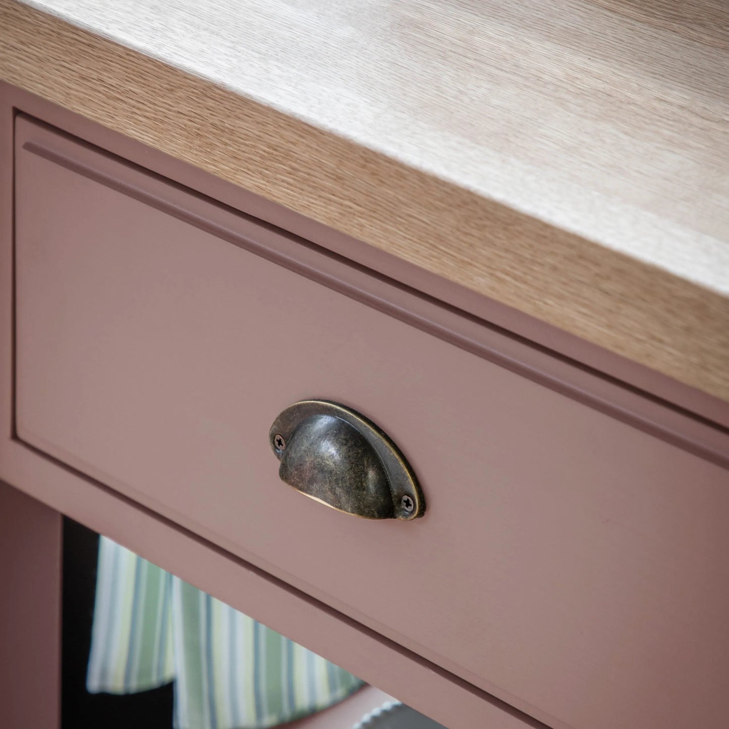 Gallery Direct Eton Butchers Block in Clay