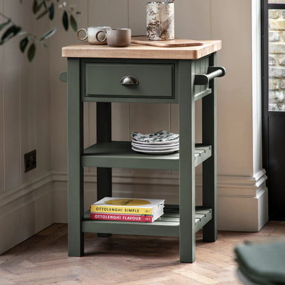 Gallery Direct Eton Butchers Block in Moss