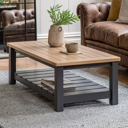 Gallery Direct Eton Coffee Table in Meteor