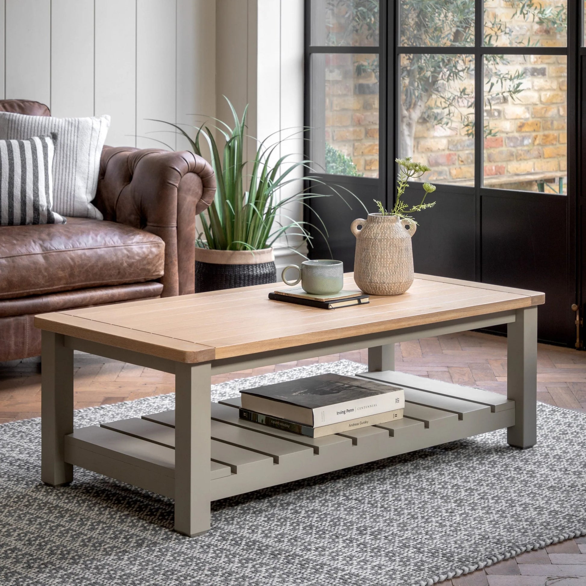 Gallery Direct Eton Coffee Table in Prairie