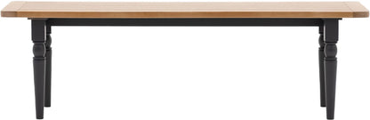 Gallery Direct Eton Dining Bench in Meteor