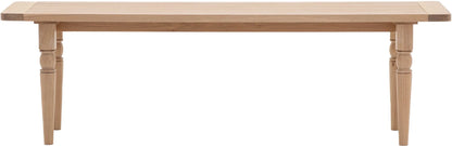 Gallery Direct Eton Dining Bench in Natural