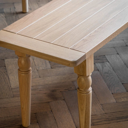 Gallery Direct Eton Dining Bench in Natural