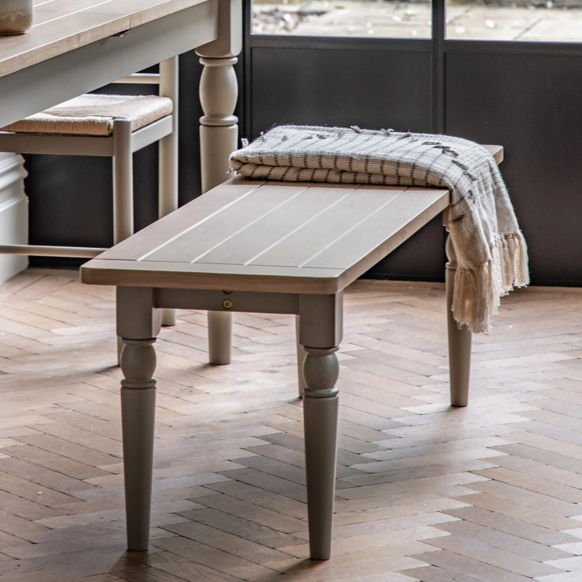 Gallery Direct Eton Dining Bench in Prairie