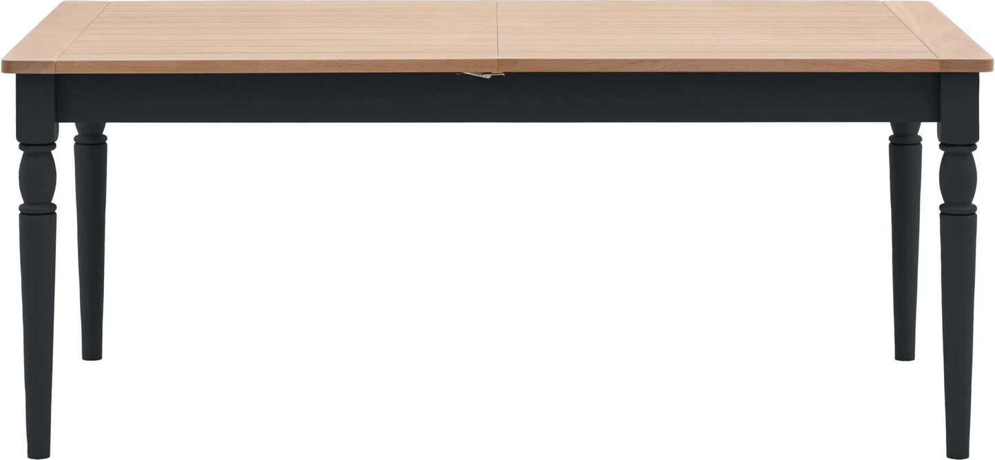 Gallery Direct Eton Extending Dining Table in Meteor