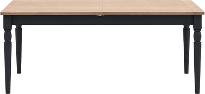 Gallery Direct Eton Extending Dining Table in Meteor