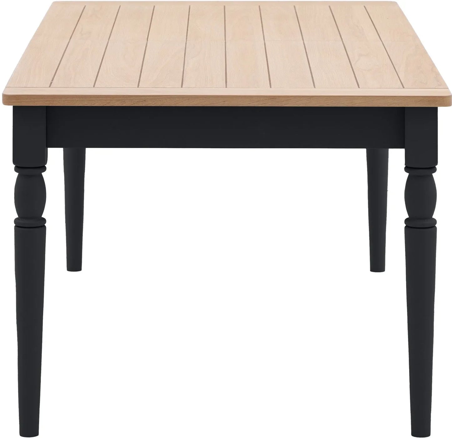 Gallery Direct Eton Extending Dining Table in Meteor