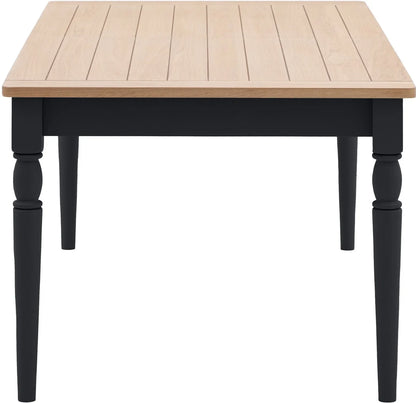 Gallery Direct Eton Extending Dining Table in Meteor